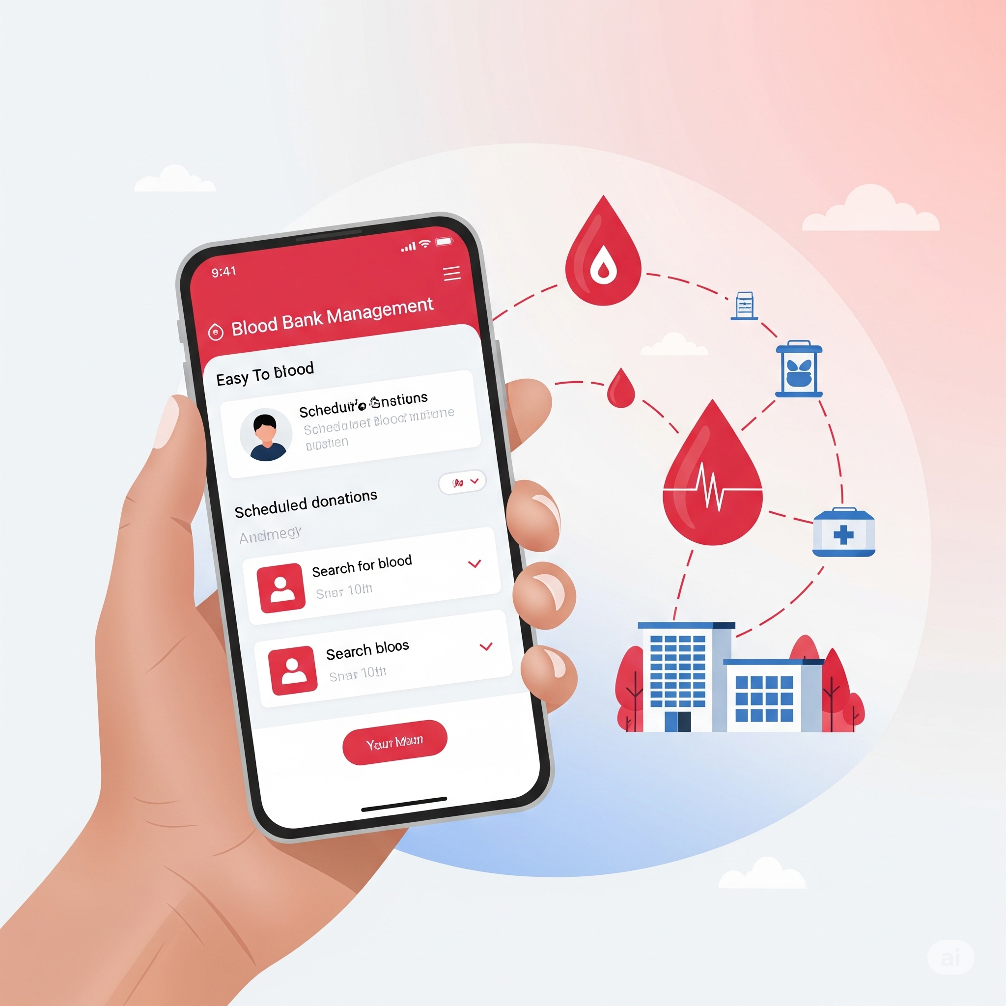 BloodBank Management System Project Image