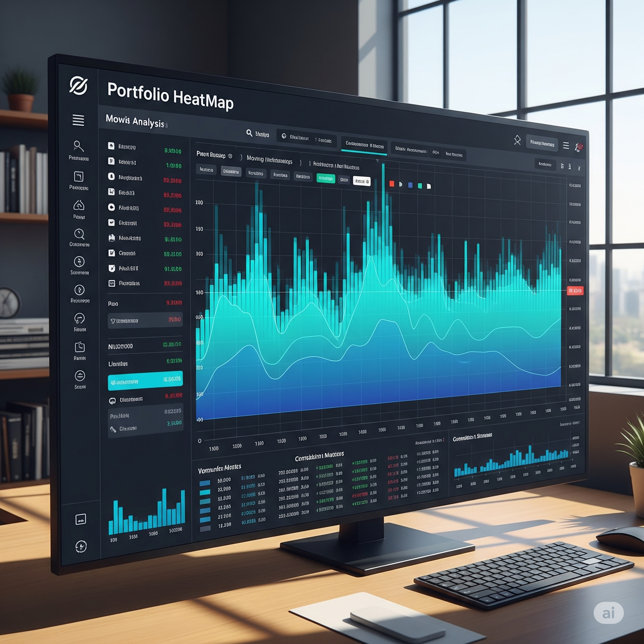 Stock Portfolio Heatmap Analyser Project Image